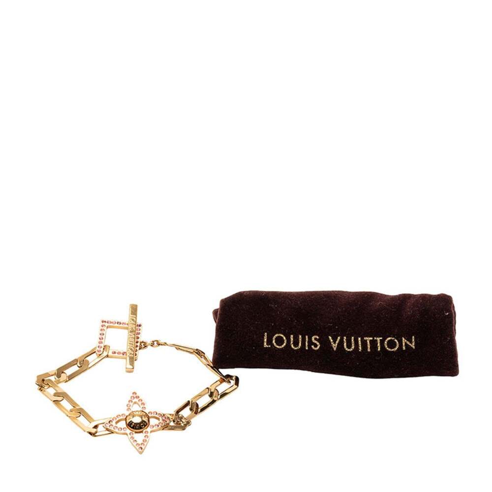LOUIS VUITTON Gold Charm Bracelet - Picture 8 of 8